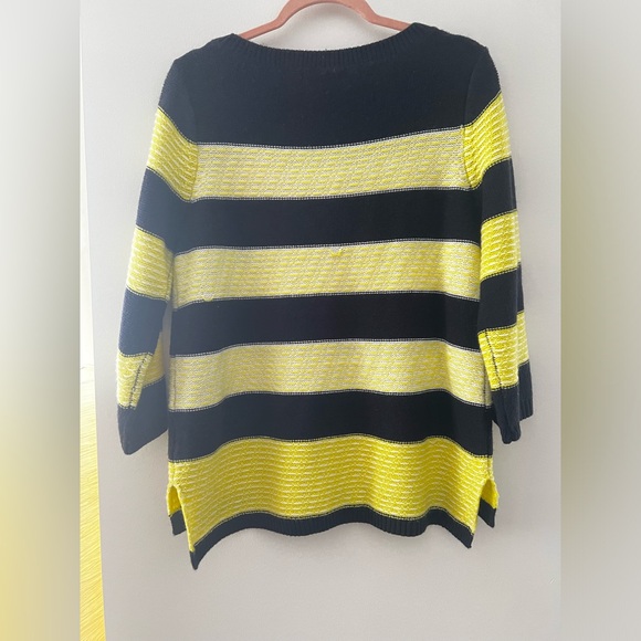 GEORGE Navy Blue & Yellow Sweater UK 16 EUR 44 - Picture 5 of 5